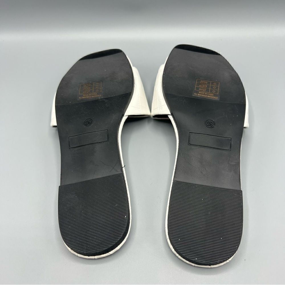 Anna Croc Print Slide Sandals - Picture 4 of 5